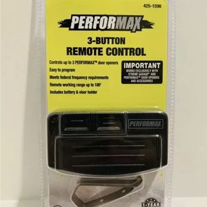 Performax 3-Button Garage Open Remote Compatible With Xtreme Garage (303XP-TX)
